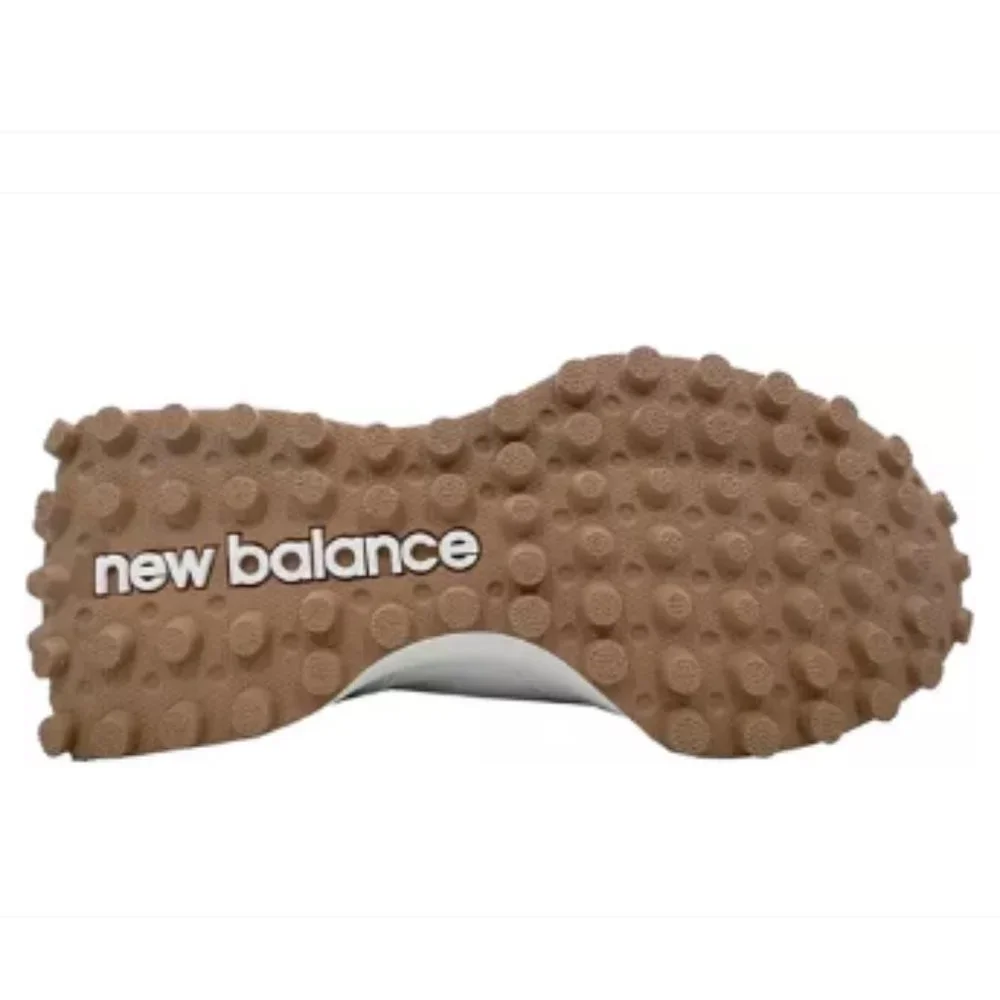 New Balance 327 Golf & Casual LEATHER Women's Sneakers Shoes White Tan 6-10 - Picture 12 of 16